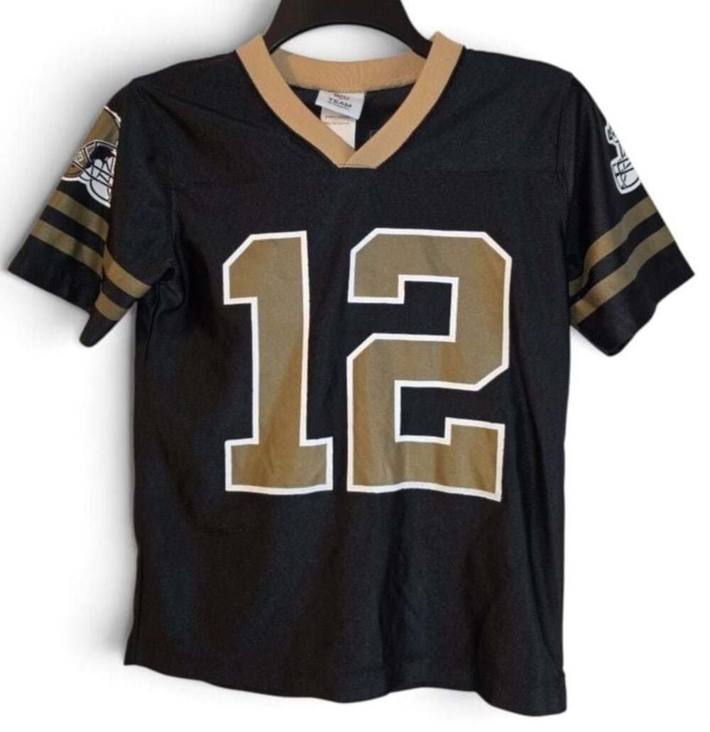NFL Team Apparel N.O.  Saints Marques Colston #12 Youth Med. Football Jersey